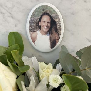 Ceramic Photo Memory Plaque