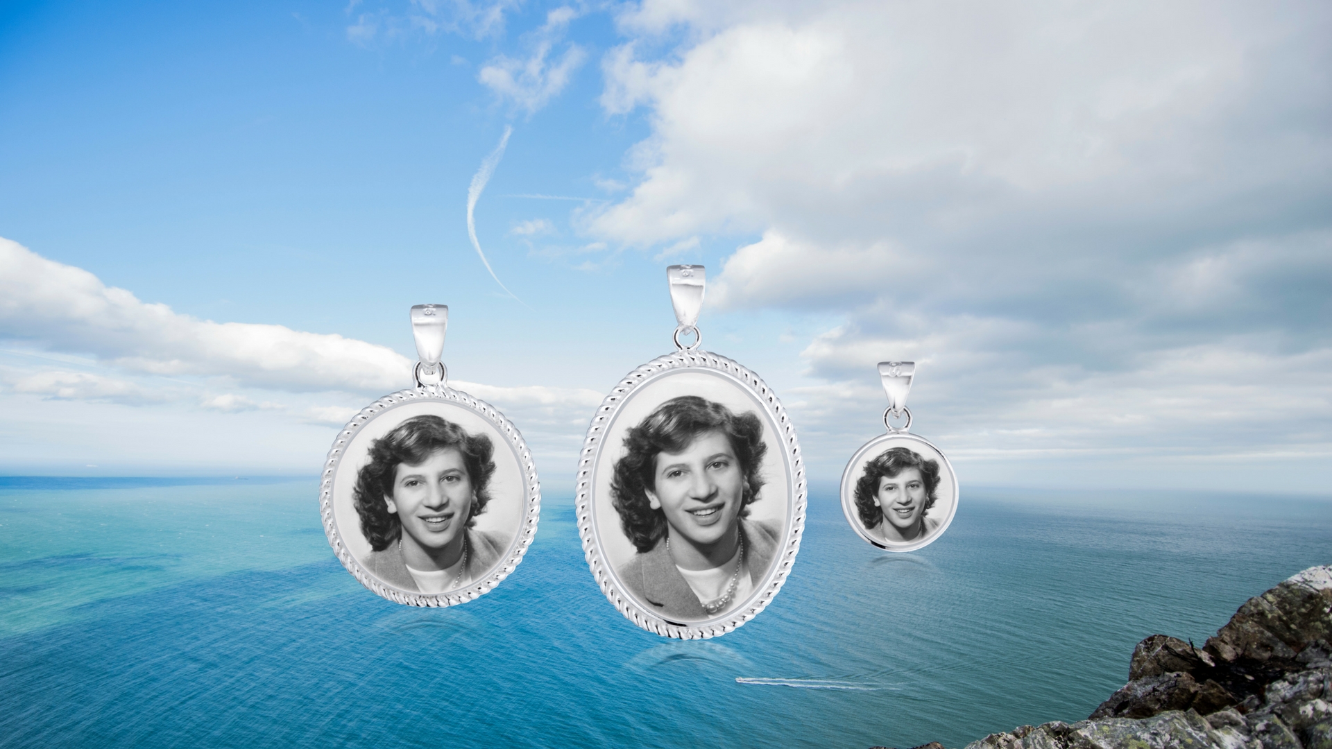 Exquisite pendants and plaques celebrating life’s precious moments