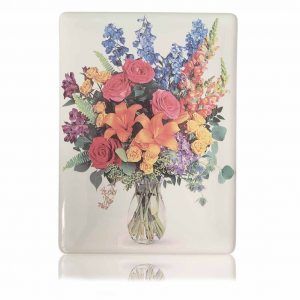 Photo Ceramic Memorial Plaque (Rectangular)