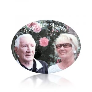 Photo Ceramic Memorial Plaque (Oval)