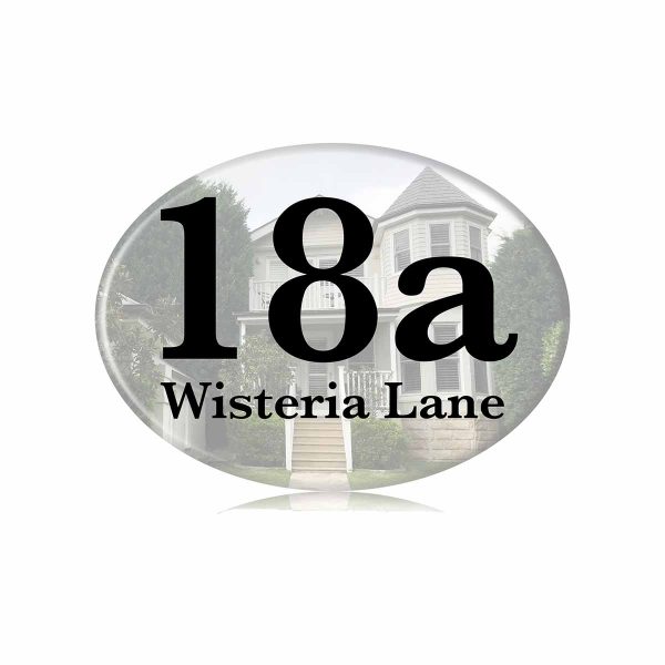 House Address Ceramic Plaques